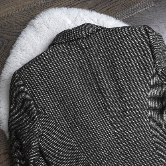 Smythe Metallic One Button Peaked Lapel Women's Blazer Jacket - Picture 8 of 11